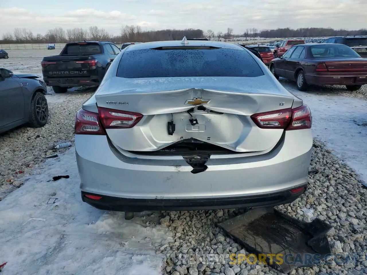 6 fotografías del automóvil dañado 1G1ZD5ST2NF116801 CHEVROLET MALIBU 2022