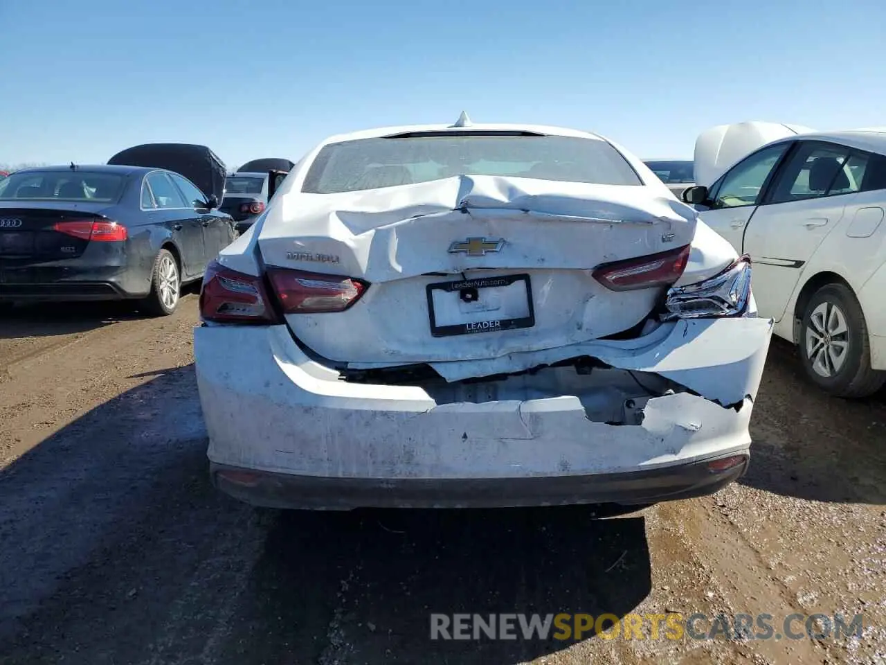 6 fotografías del automóvil dañado 1G1ZD5ST2NF125496 CHEVROLET MALIBU 2022