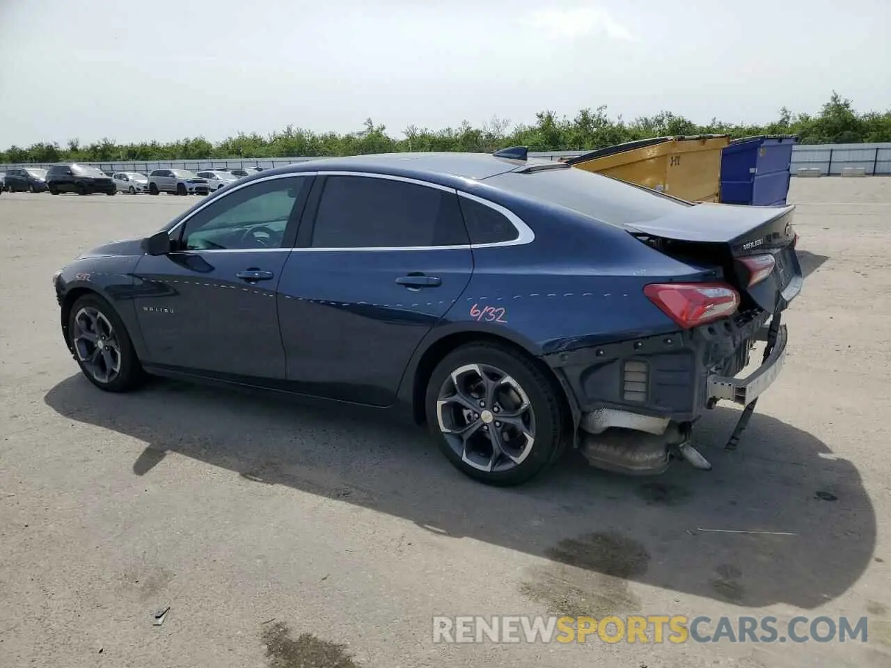 2 fotografías del automóvil dañado 1G1ZD5ST2NF176223 CHEVROLET MALIBU 2022