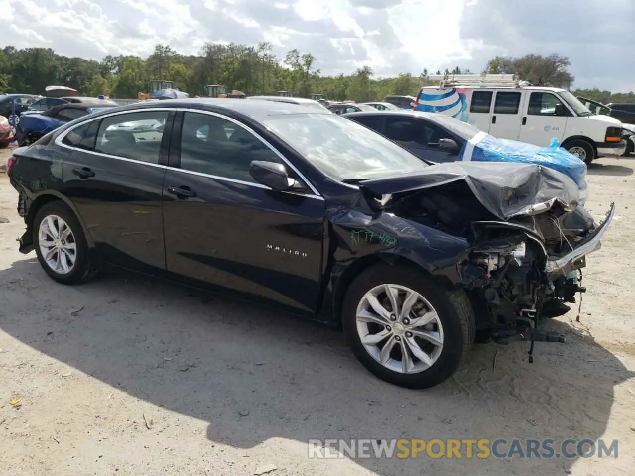 4 fotografías del automóvil dañado 1G1ZD5ST2NF184824 CHEVROLET MALIBU 2022