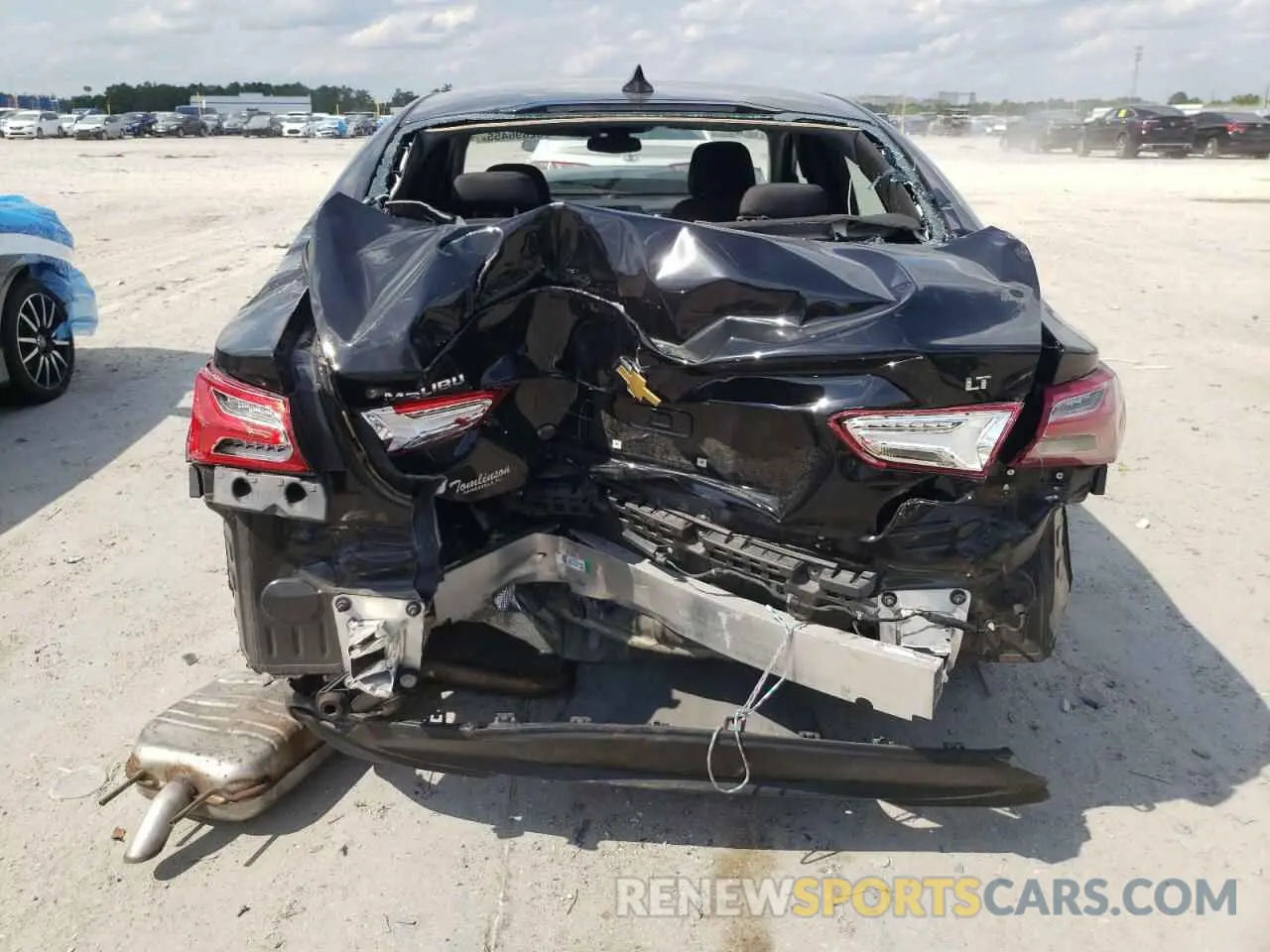 6 fotografías del automóvil dañado 1G1ZD5ST2NF184824 CHEVROLET MALIBU 2022