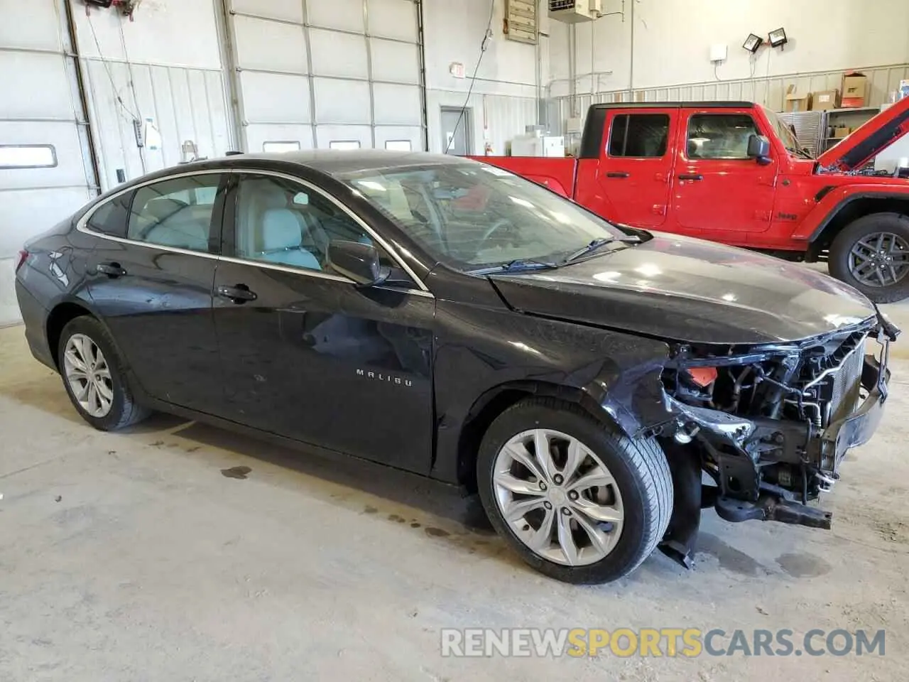 4 fotografías del automóvil dañado 1G1ZD5ST3NF116970 CHEVROLET MALIBU 2022