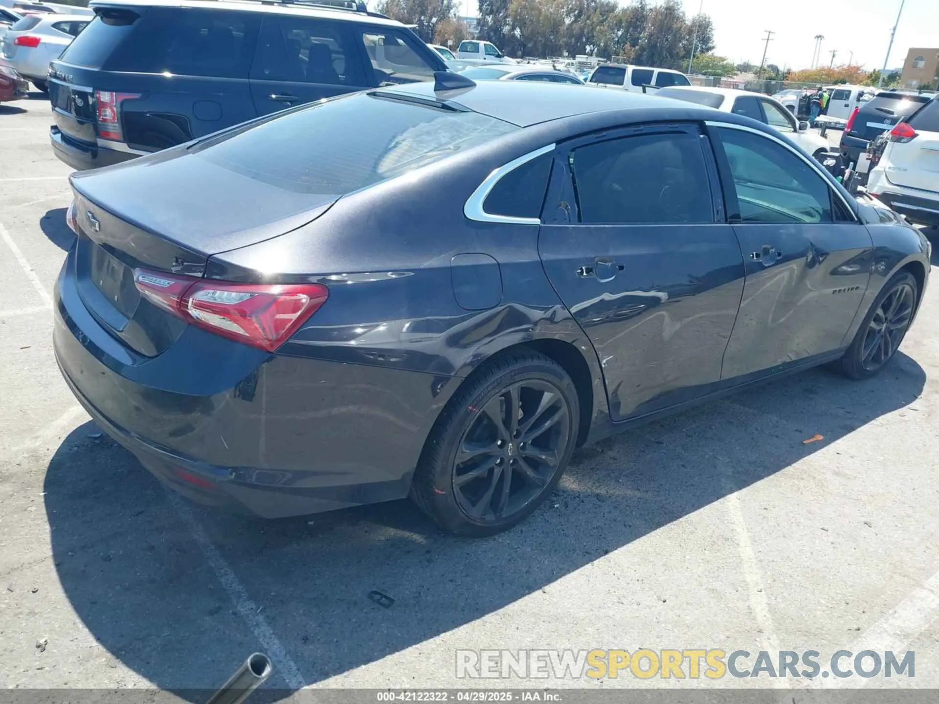 4 fotografías del automóvil dañado 1G1ZD5ST3NF120789 CHEVROLET MALIBU 2022