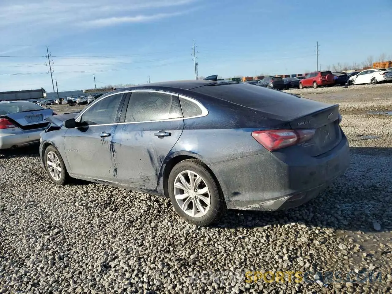 2 fotografías del automóvil dañado 1G1ZD5ST3NF123823 CHEVROLET MALIBU 2022