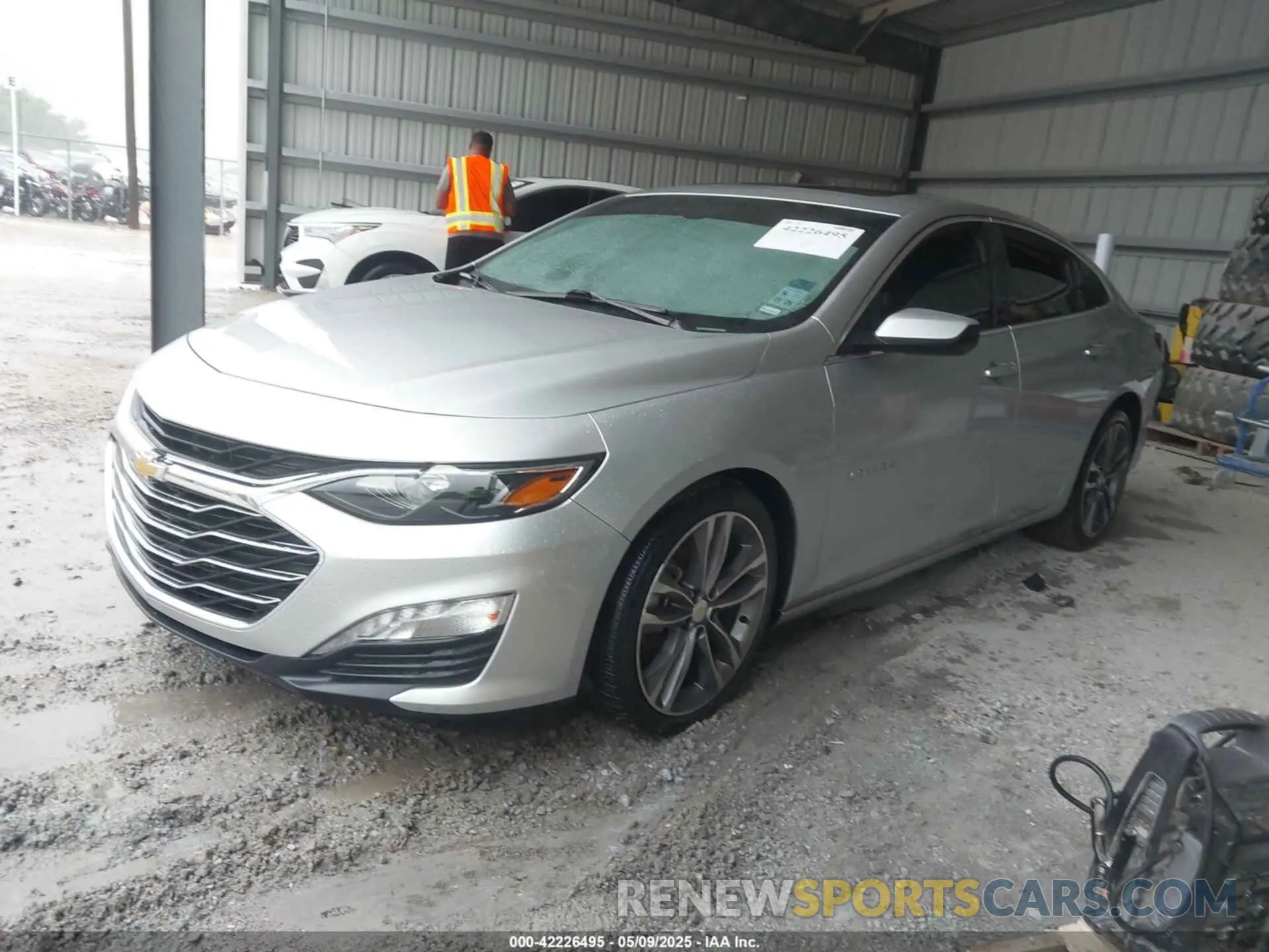 2 fotografías del automóvil dañado 1G1ZD5ST3NF126835 CHEVROLET MALIBU 2022
