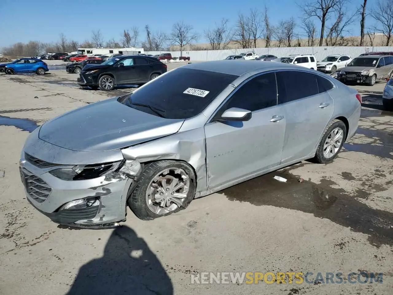1 fotografías del automóvil dañado 1G1ZD5ST3NF129556 CHEVROLET MALIBU 2022