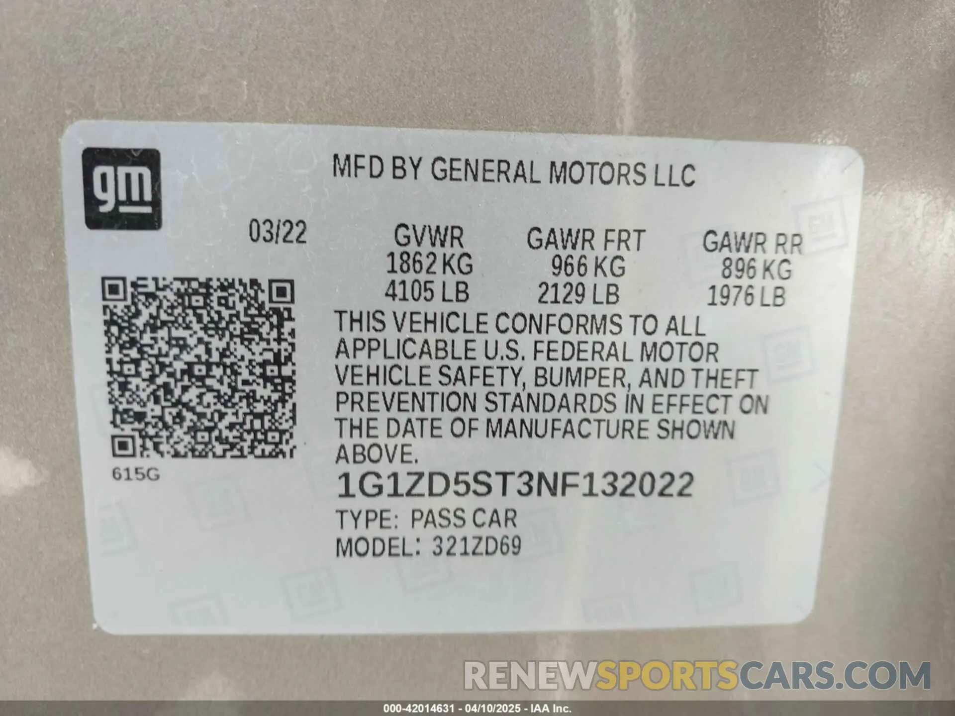 9 fotografías del automóvil dañado 1G1ZD5ST3NF132022 CHEVROLET MALIBU 2022
