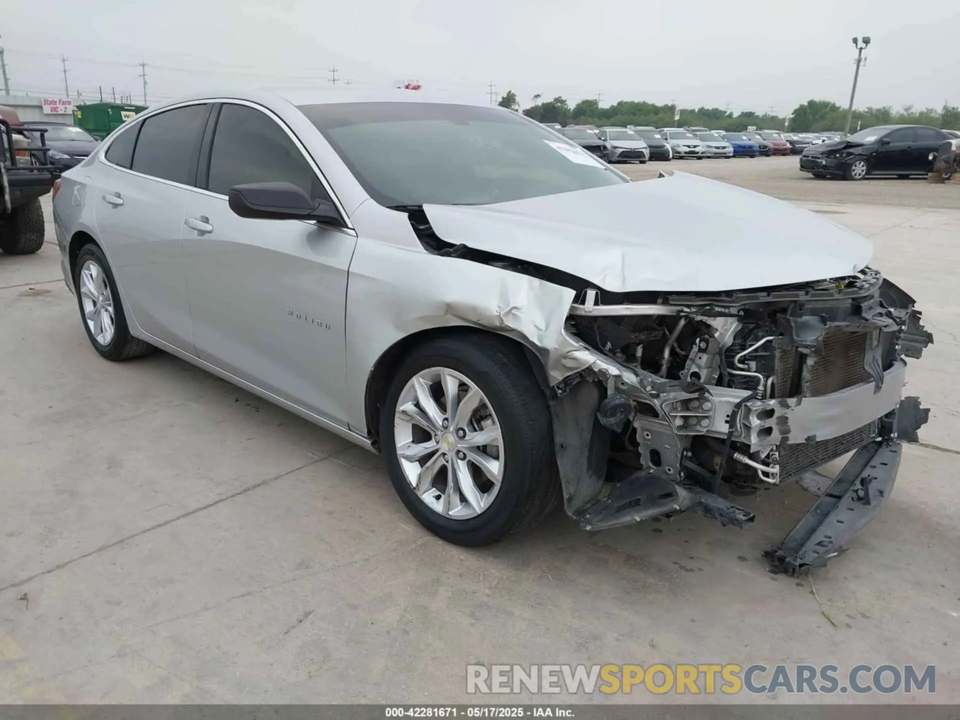 1 fotografías del automóvil dañado 1G1ZD5ST3NF160452 CHEVROLET MALIBU 2022