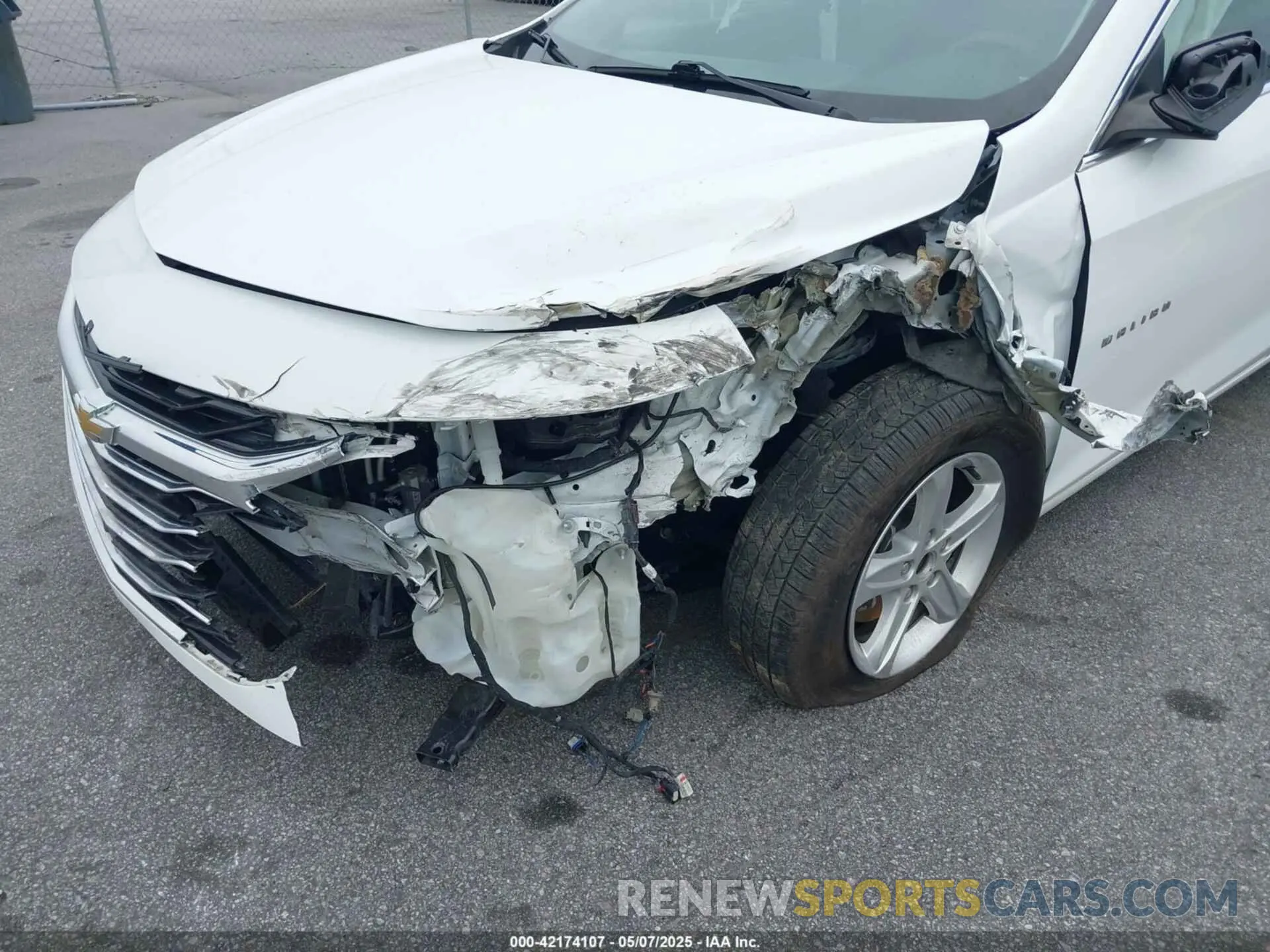 6 fotografías del automóvil dañado 1G1ZD5ST3NF171564 CHEVROLET MALIBU 2022