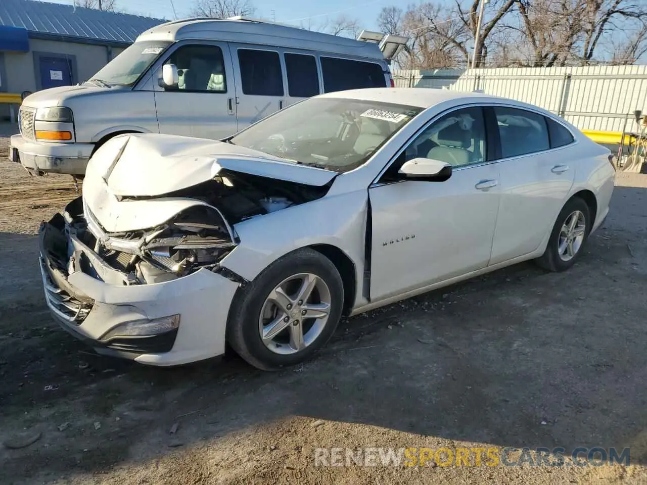 1 fotografías del automóvil dañado 1G1ZD5ST3NF175825 CHEVROLET MALIBU 2022