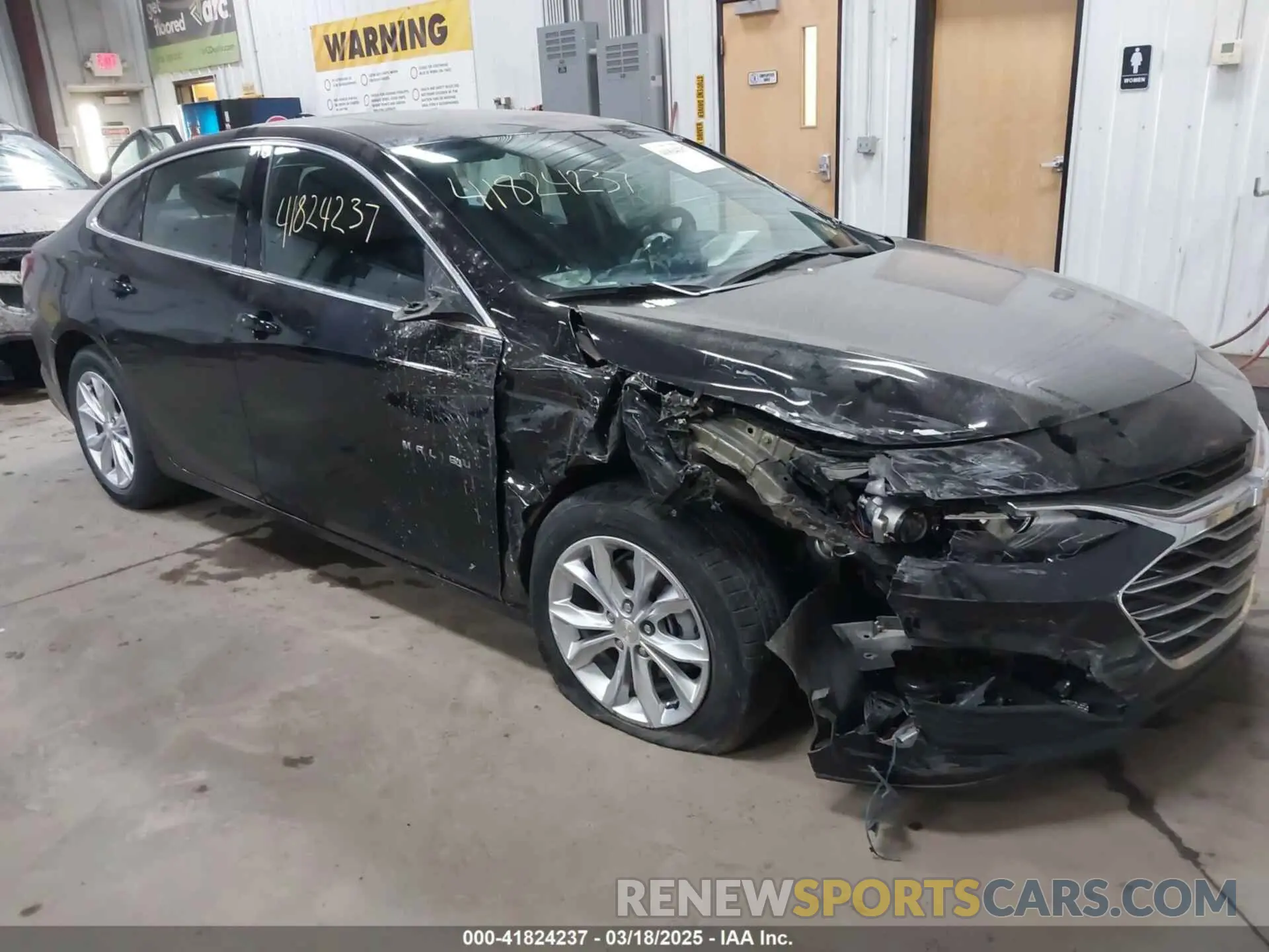 1 fotografías del automóvil dañado 1G1ZD5ST3NF196061 CHEVROLET MALIBU 2022
