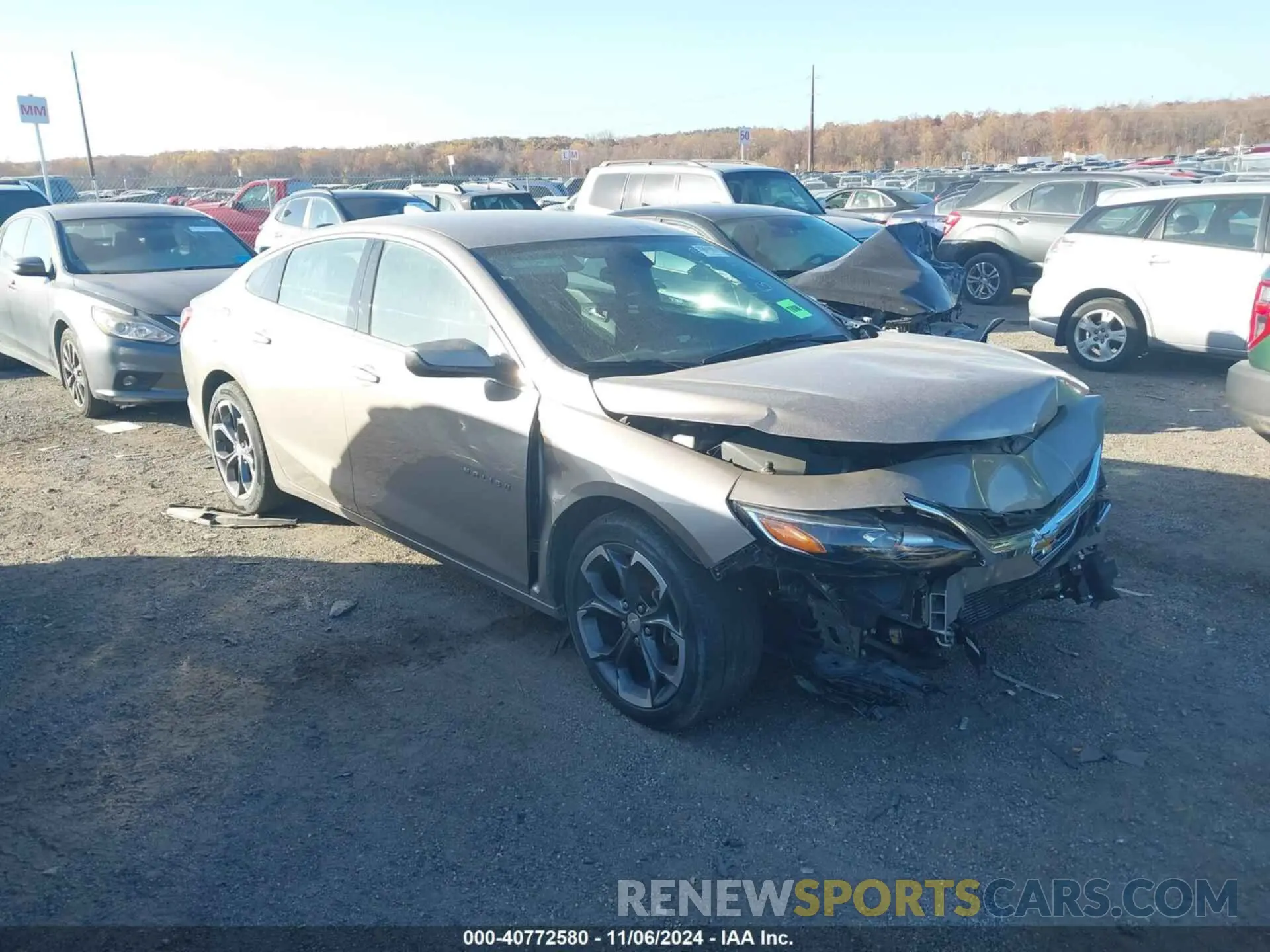 1 fotografías del automóvil dañado 1G1ZD5ST3NF201775 CHEVROLET MALIBU 2022