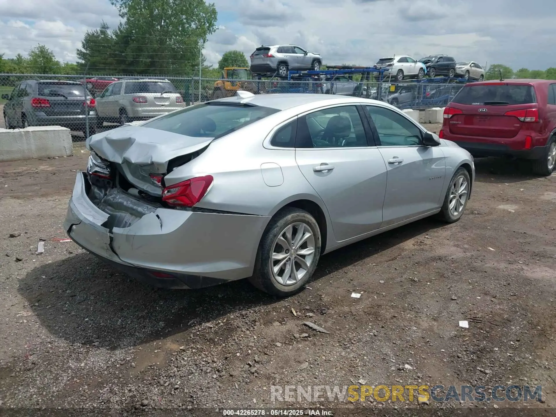 4 fotografías del automóvil dañado 1G1ZD5ST4NF108201 CHEVROLET MALIBU 2022