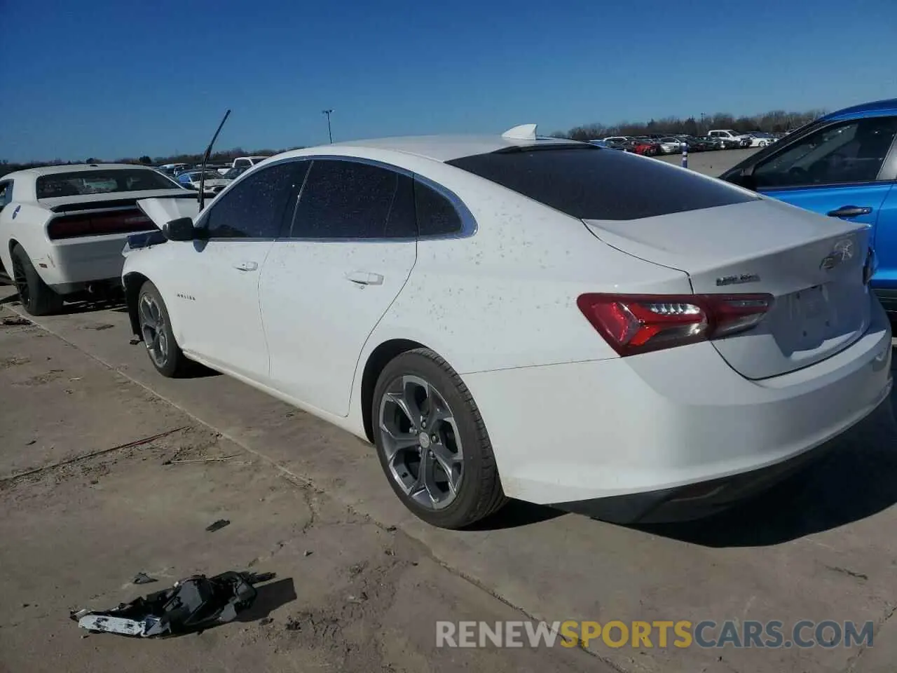 2 fotografías del automóvil dañado 1G1ZD5ST4NF123863 CHEVROLET MALIBU 2022