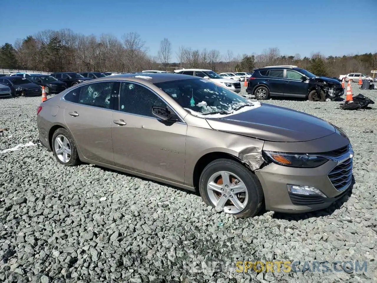 4 fotografías del automóvil dañado 1G1ZD5ST4NF134586 CHEVROLET MALIBU 2022