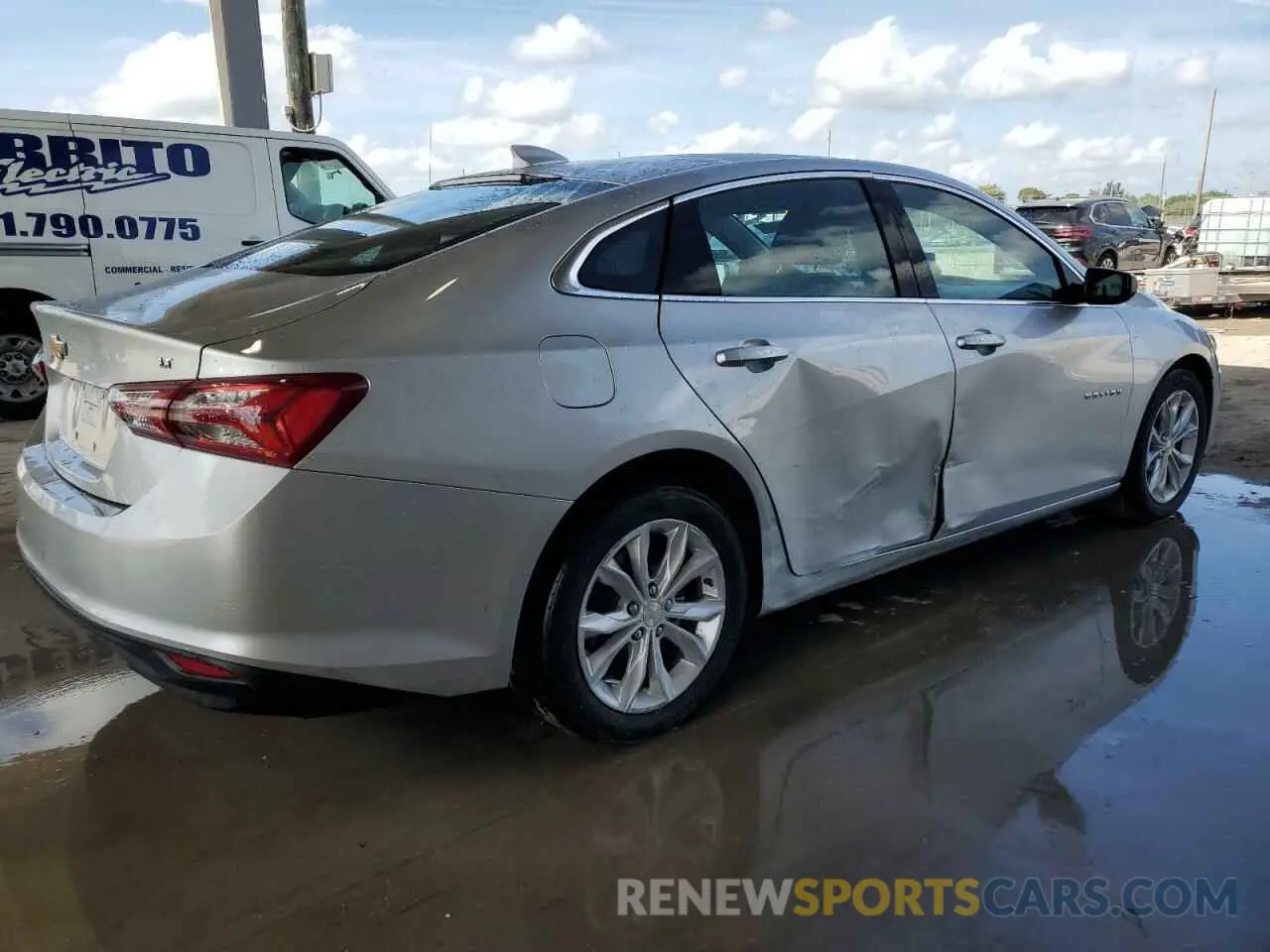3 fotografías del automóvil dañado 1G1ZD5ST4NF178541 CHEVROLET MALIBU 2022