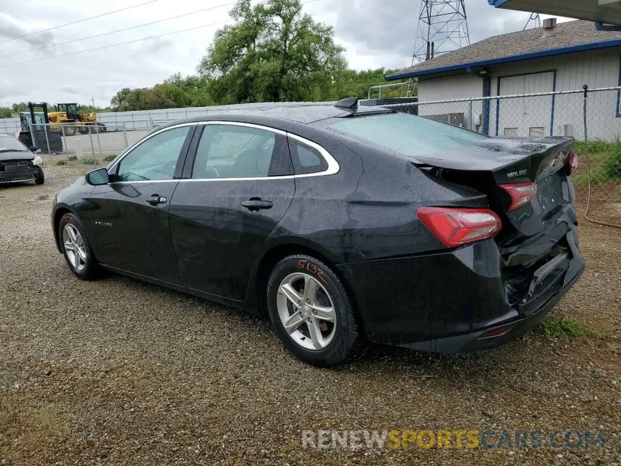 2 fotografías del automóvil dañado 1G1ZD5ST4NF181049 CHEVROLET MALIBU 2022
