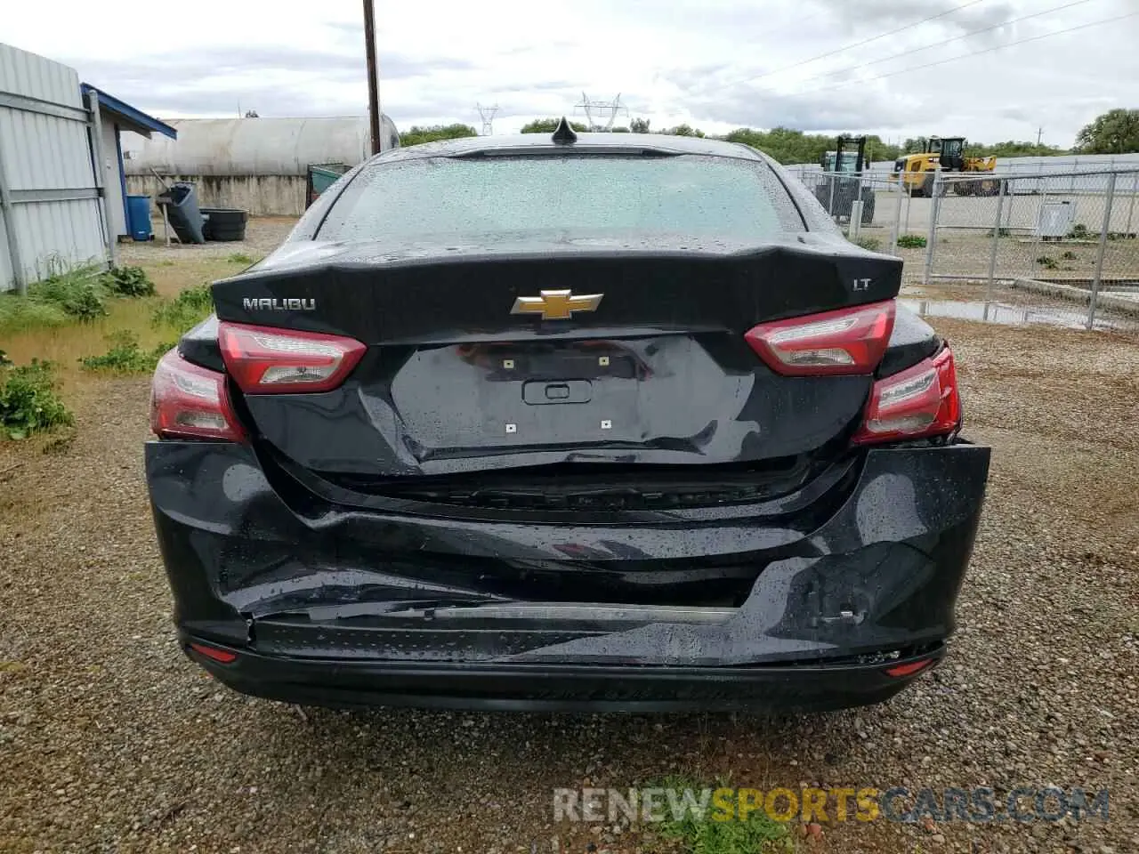 6 fotografías del automóvil dañado 1G1ZD5ST4NF181049 CHEVROLET MALIBU 2022