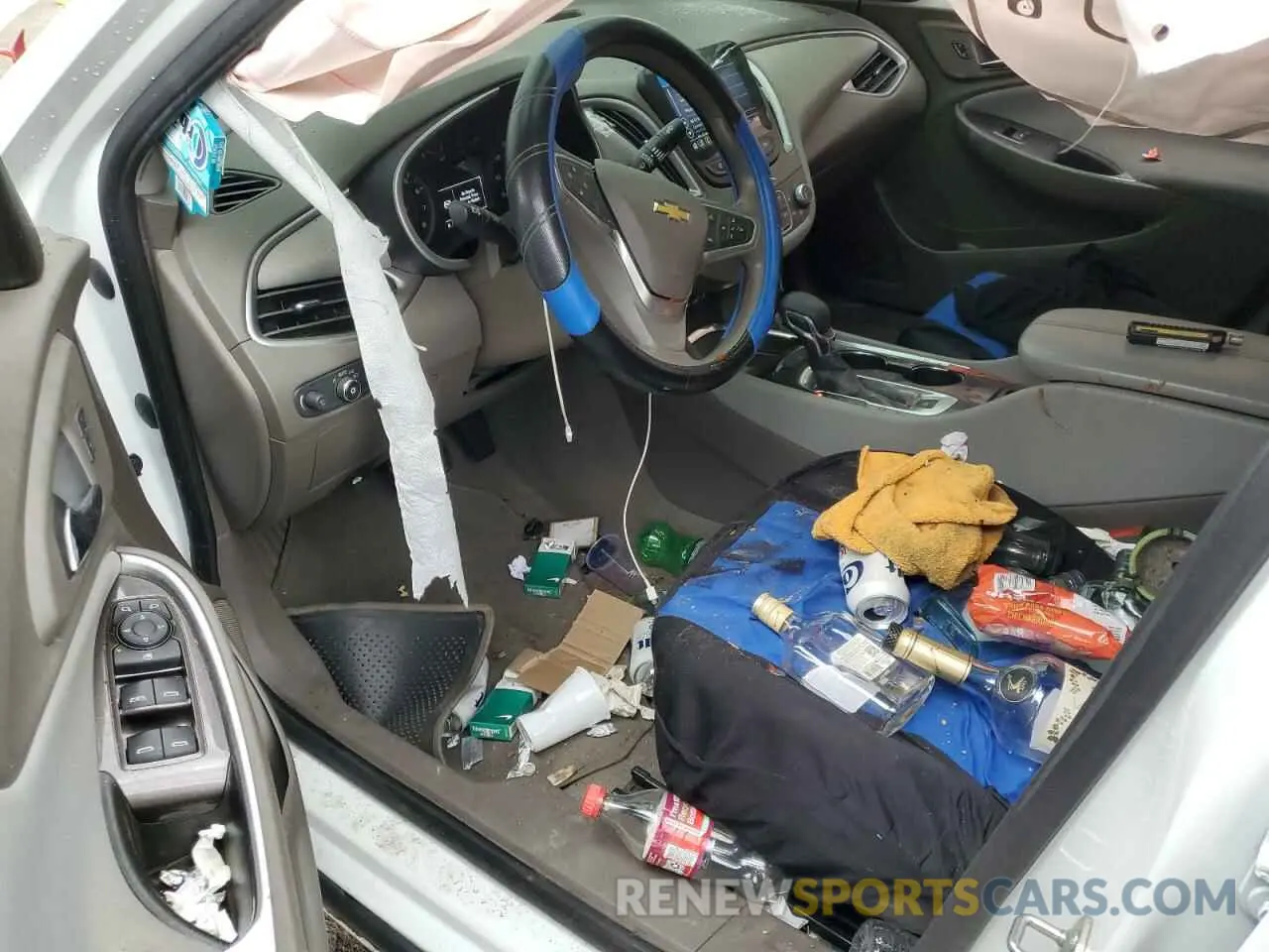 8 fotografías del automóvil dañado 1G1ZD5ST5NF110037 CHEVROLET MALIBU 2022