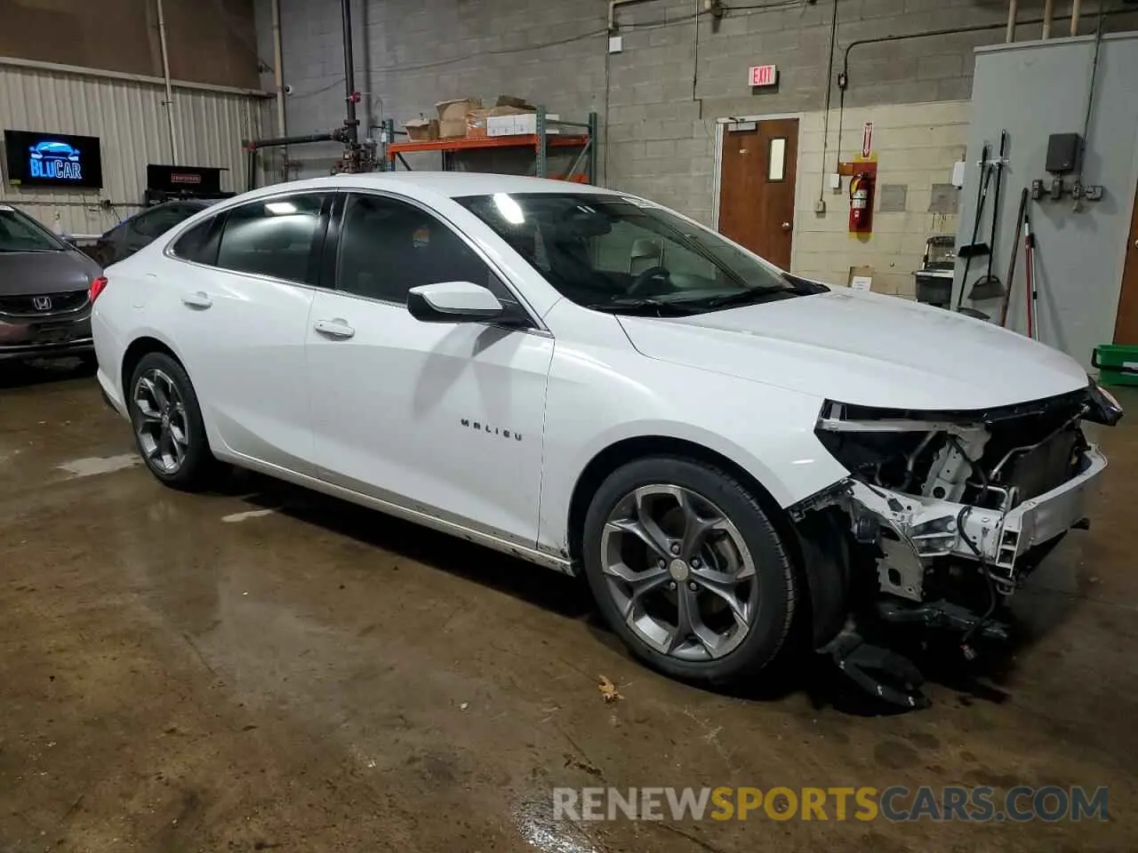 4 fotografías del automóvil dañado 1G1ZD5ST5NF119157 CHEVROLET MALIBU 2022