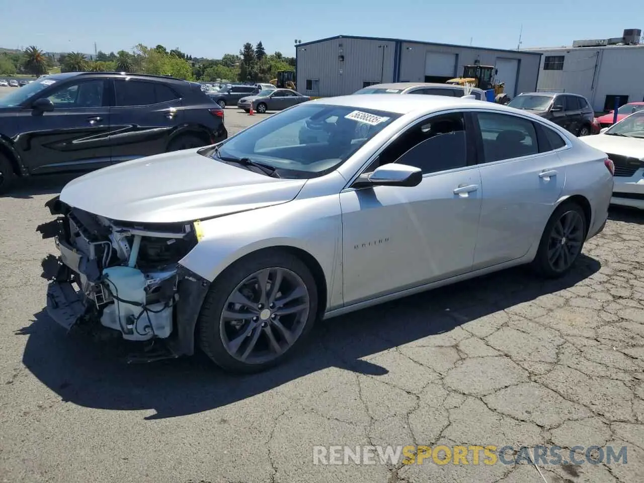 1 fotografías del automóvil dañado 1G1ZD5ST5NF124388 CHEVROLET MALIBU 2022