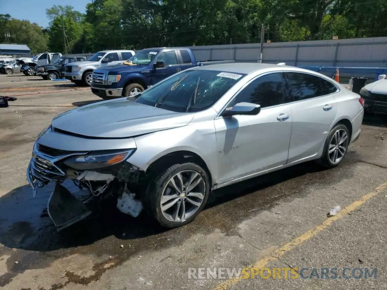 1 fotografías del automóvil dañado 1G1ZD5ST5NF125721 CHEVROLET MALIBU 2022
