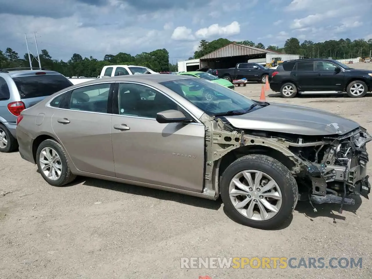 4 fotografías del automóvil dañado 1G1ZD5ST5NF127596 CHEVROLET MALIBU 2022