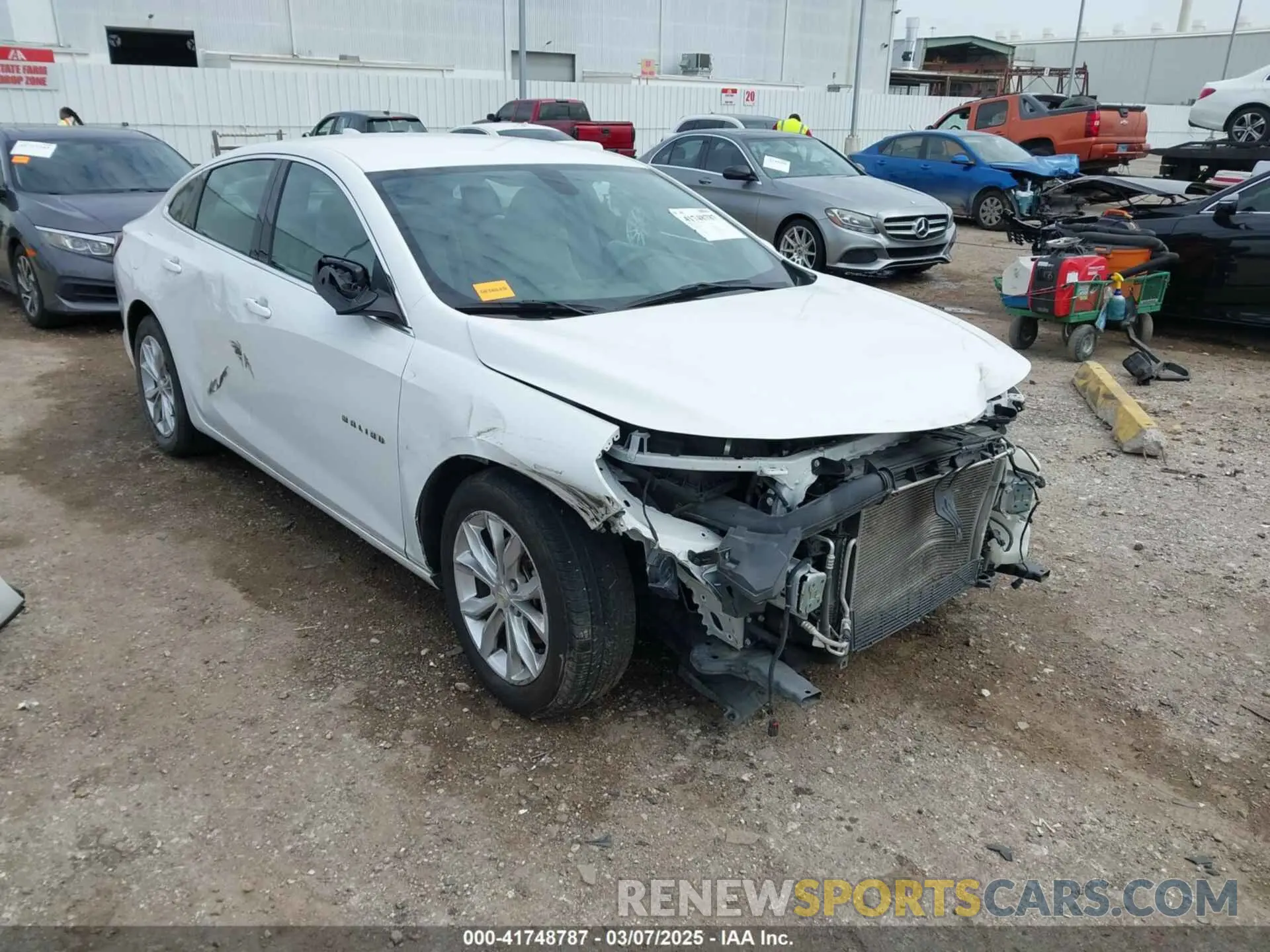 1 fotografías del automóvil dañado 1G1ZD5ST5NF140431 CHEVROLET MALIBU 2022