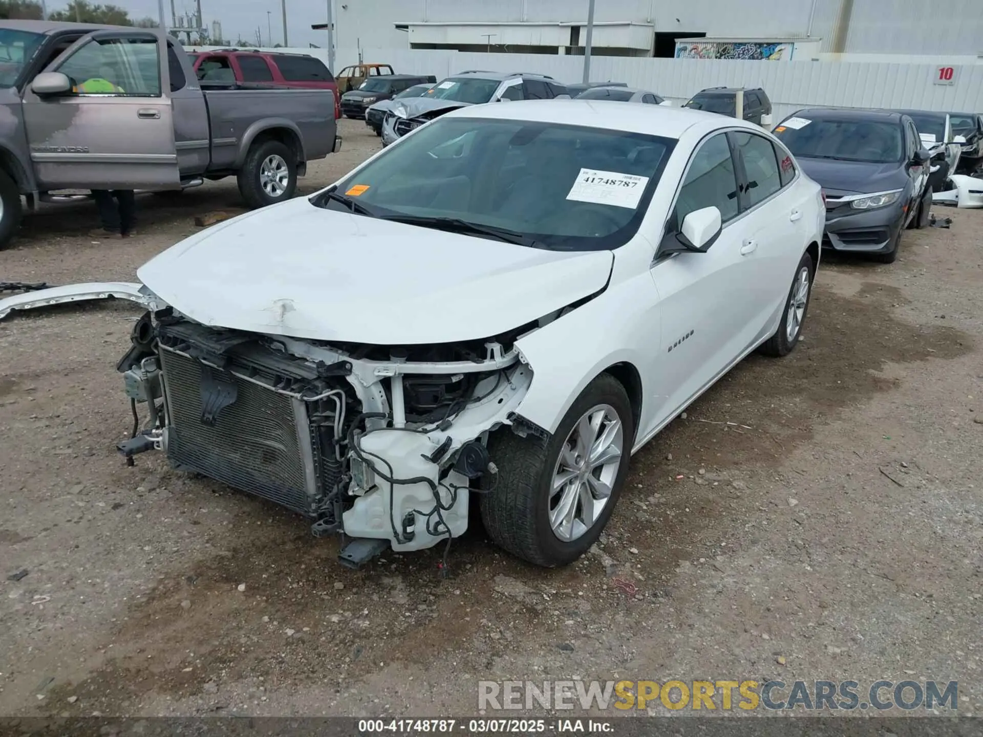 2 fotografías del automóvil dañado 1G1ZD5ST5NF140431 CHEVROLET MALIBU 2022