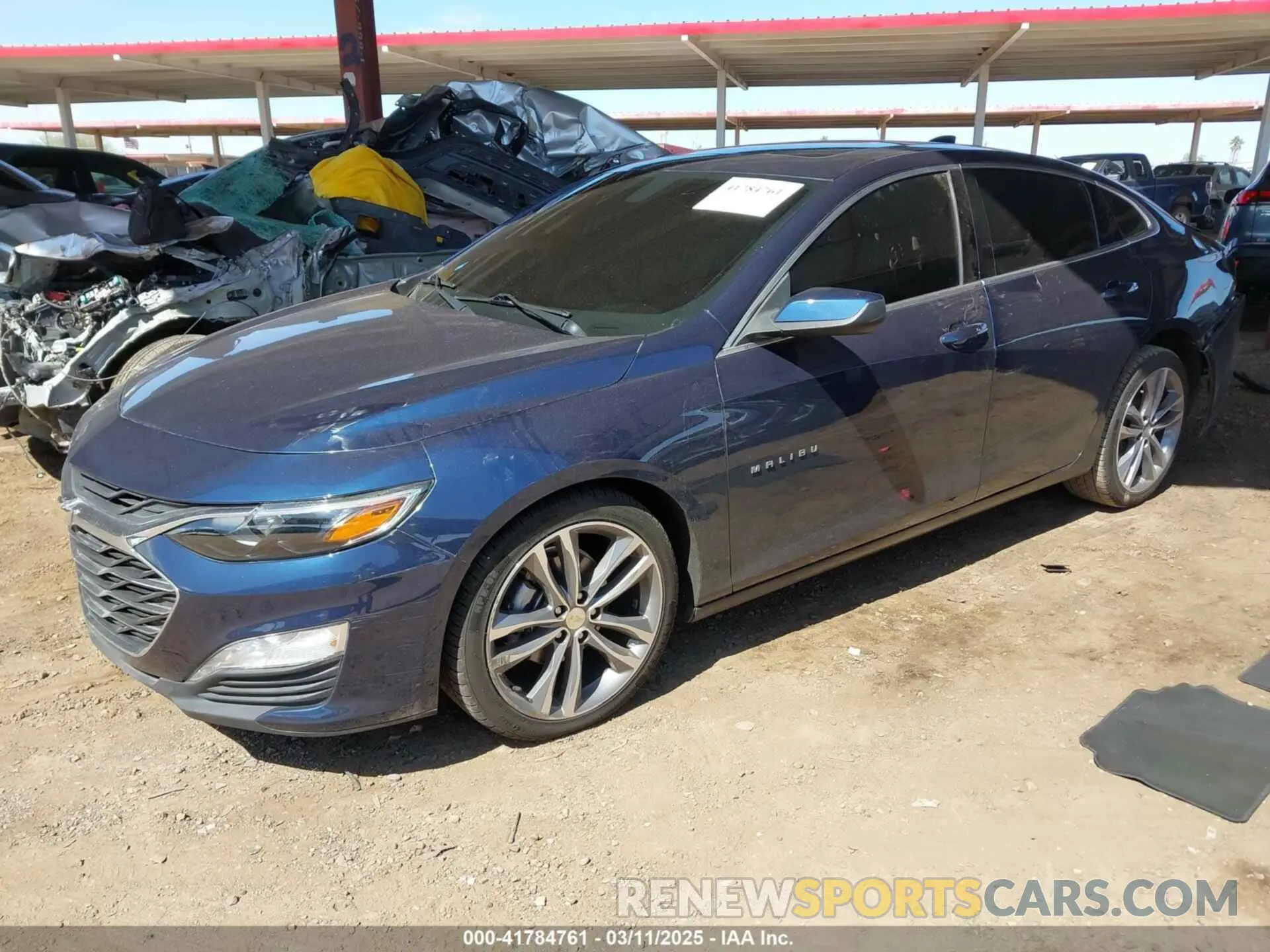 2 fotografías del automóvil dañado 1G1ZD5ST5NF158055 CHEVROLET MALIBU 2022