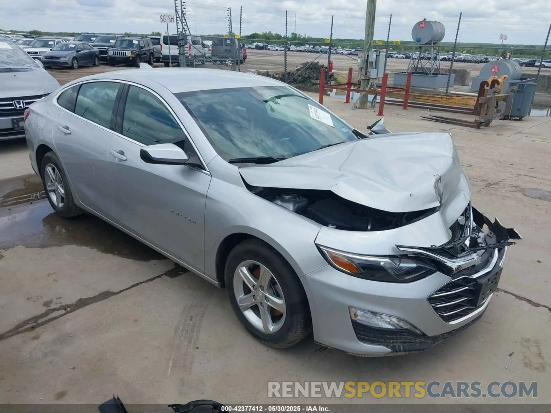 1 fotografías del automóvil dañado 1G1ZD5ST5NF173719 CHEVROLET MALIBU 2022
