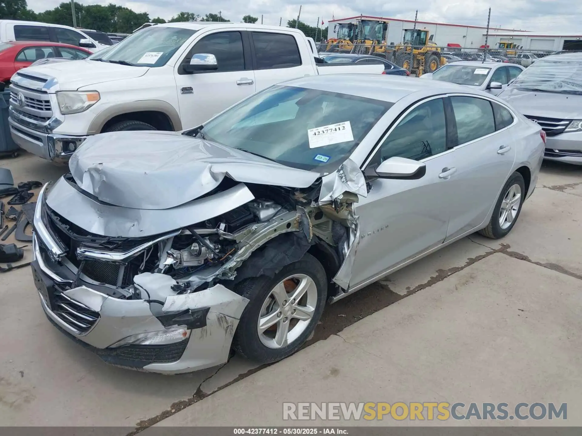 2 fotografías del automóvil dañado 1G1ZD5ST5NF173719 CHEVROLET MALIBU 2022