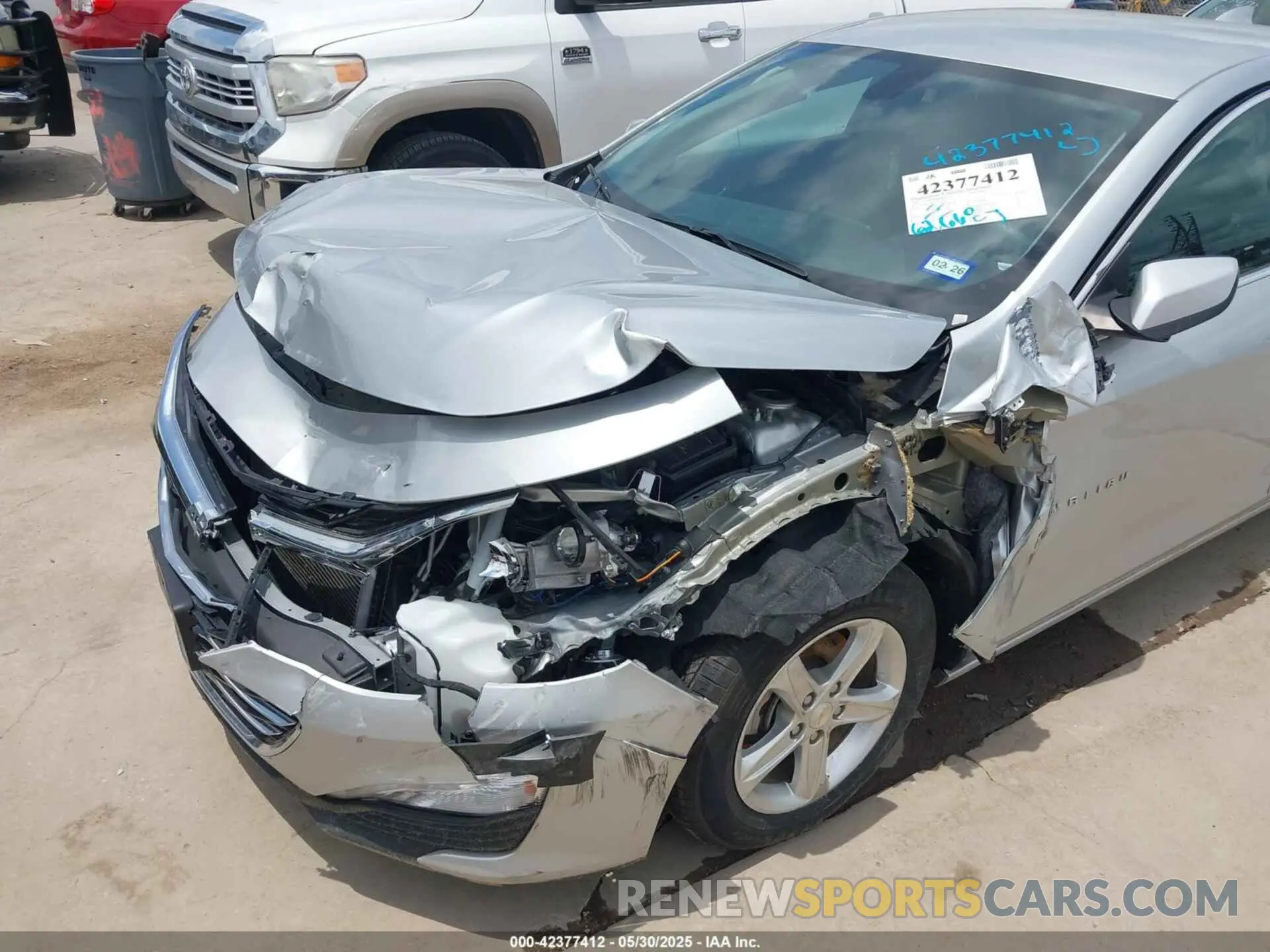 6 fotografías del automóvil dañado 1G1ZD5ST5NF173719 CHEVROLET MALIBU 2022