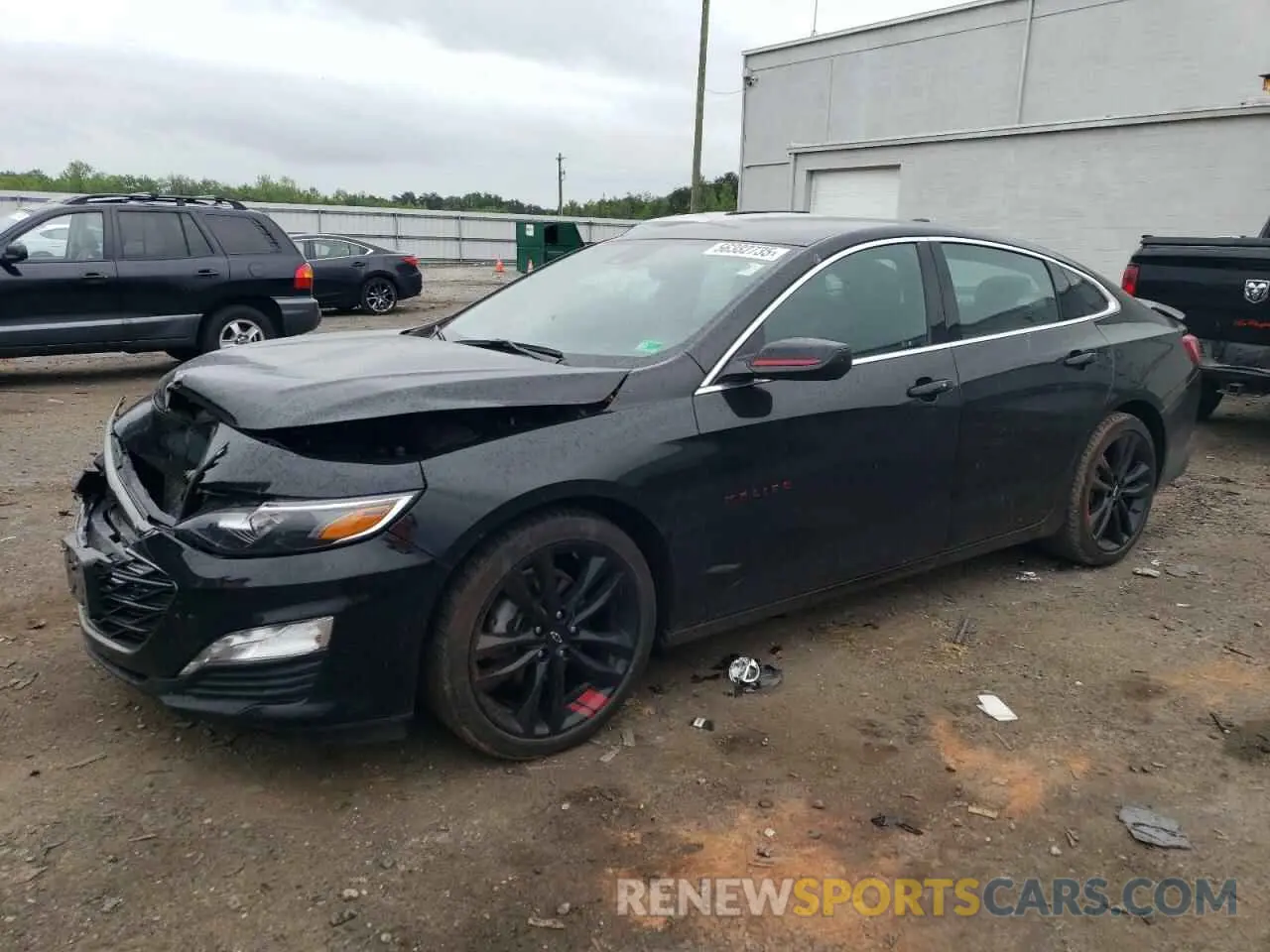 1 fotografías del automóvil dañado 1G1ZD5ST5NF182677 CHEVROLET MALIBU 2022