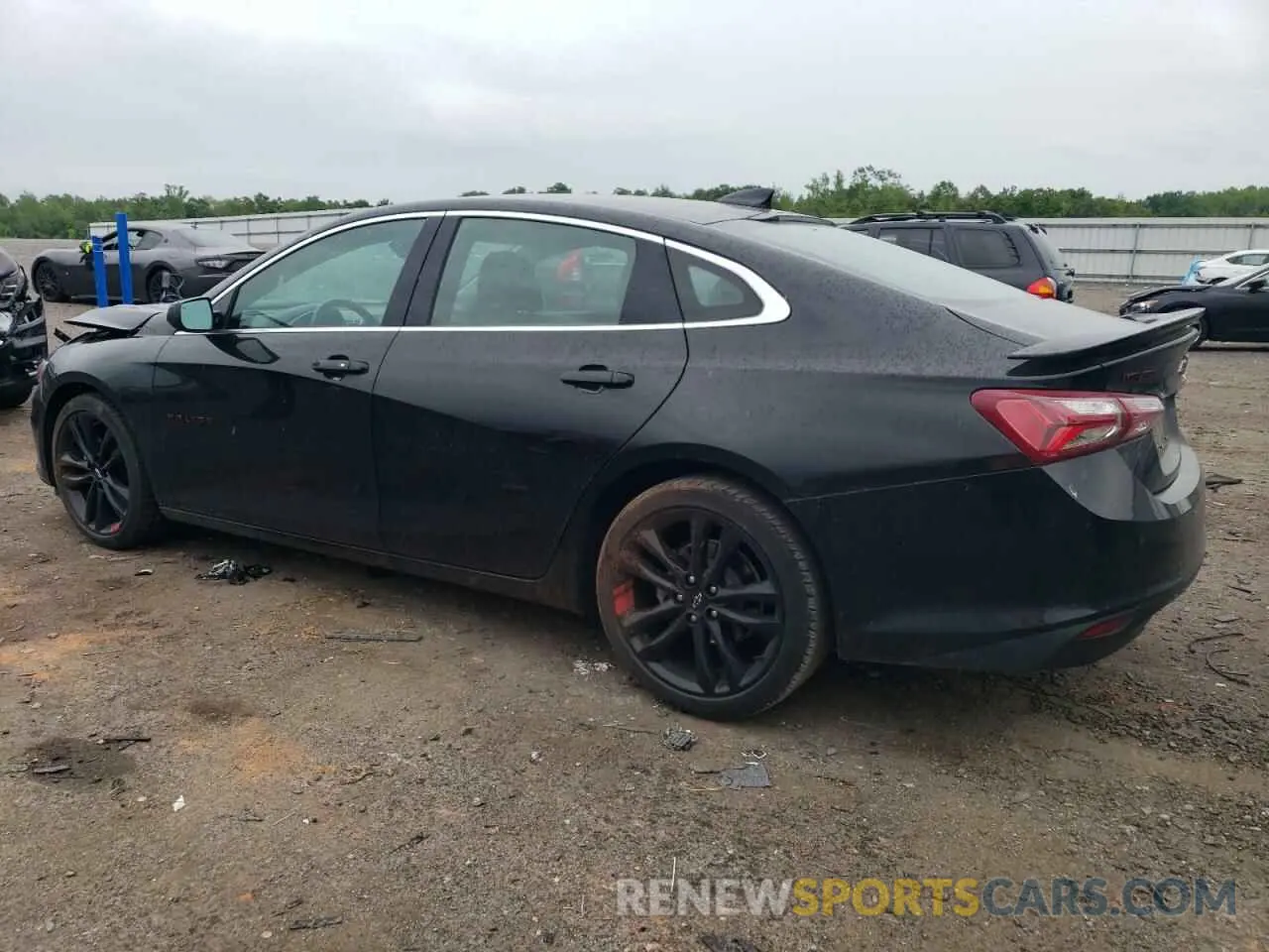 2 fotografías del automóvil dañado 1G1ZD5ST5NF182677 CHEVROLET MALIBU 2022