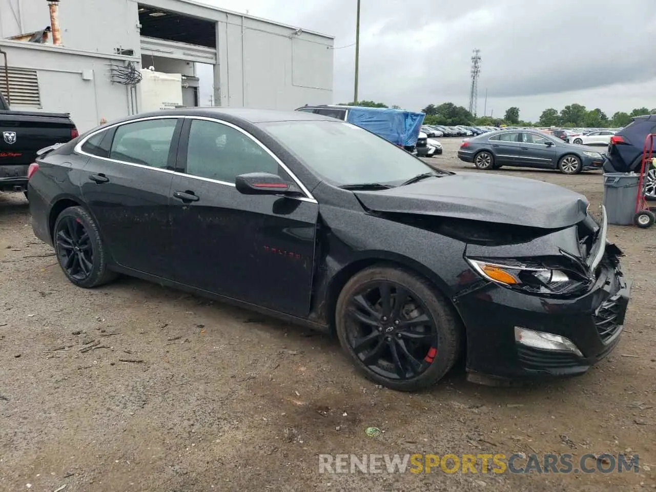 4 fotografías del automóvil dañado 1G1ZD5ST5NF182677 CHEVROLET MALIBU 2022