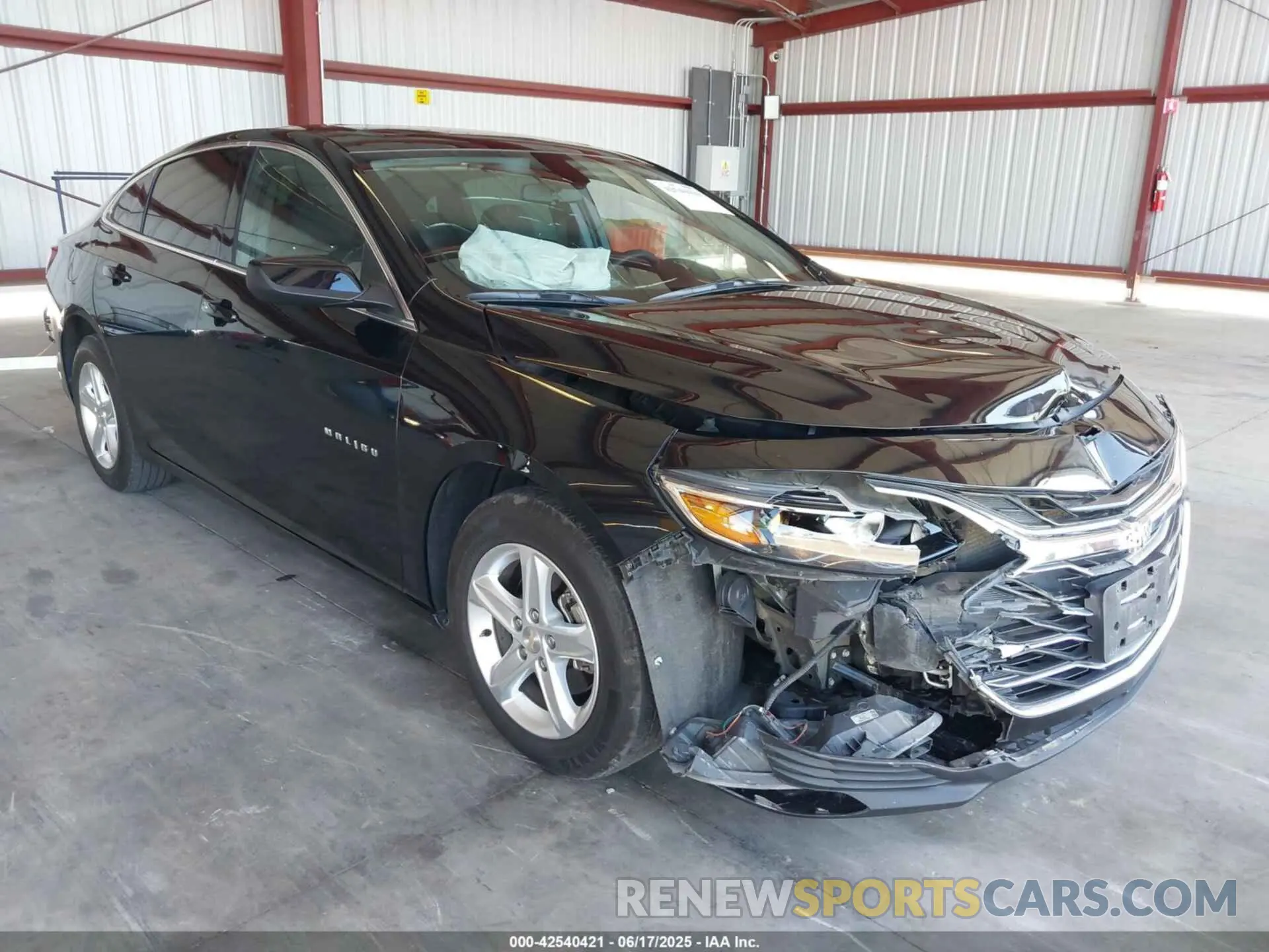 1 fotografías del automóvil dañado 1G1ZD5ST6NF133455 CHEVROLET MALIBU 2022