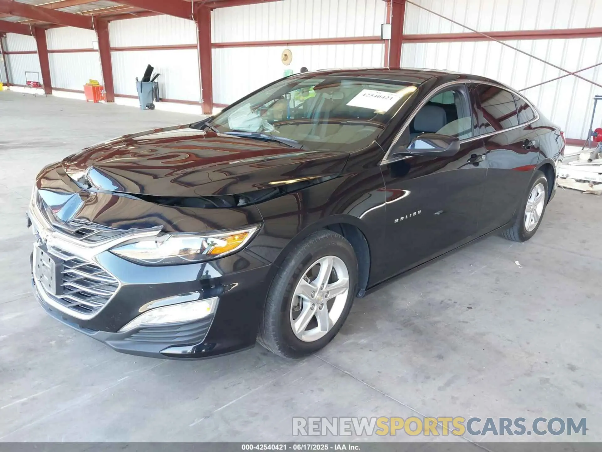 2 fotografías del automóvil dañado 1G1ZD5ST6NF133455 CHEVROLET MALIBU 2022