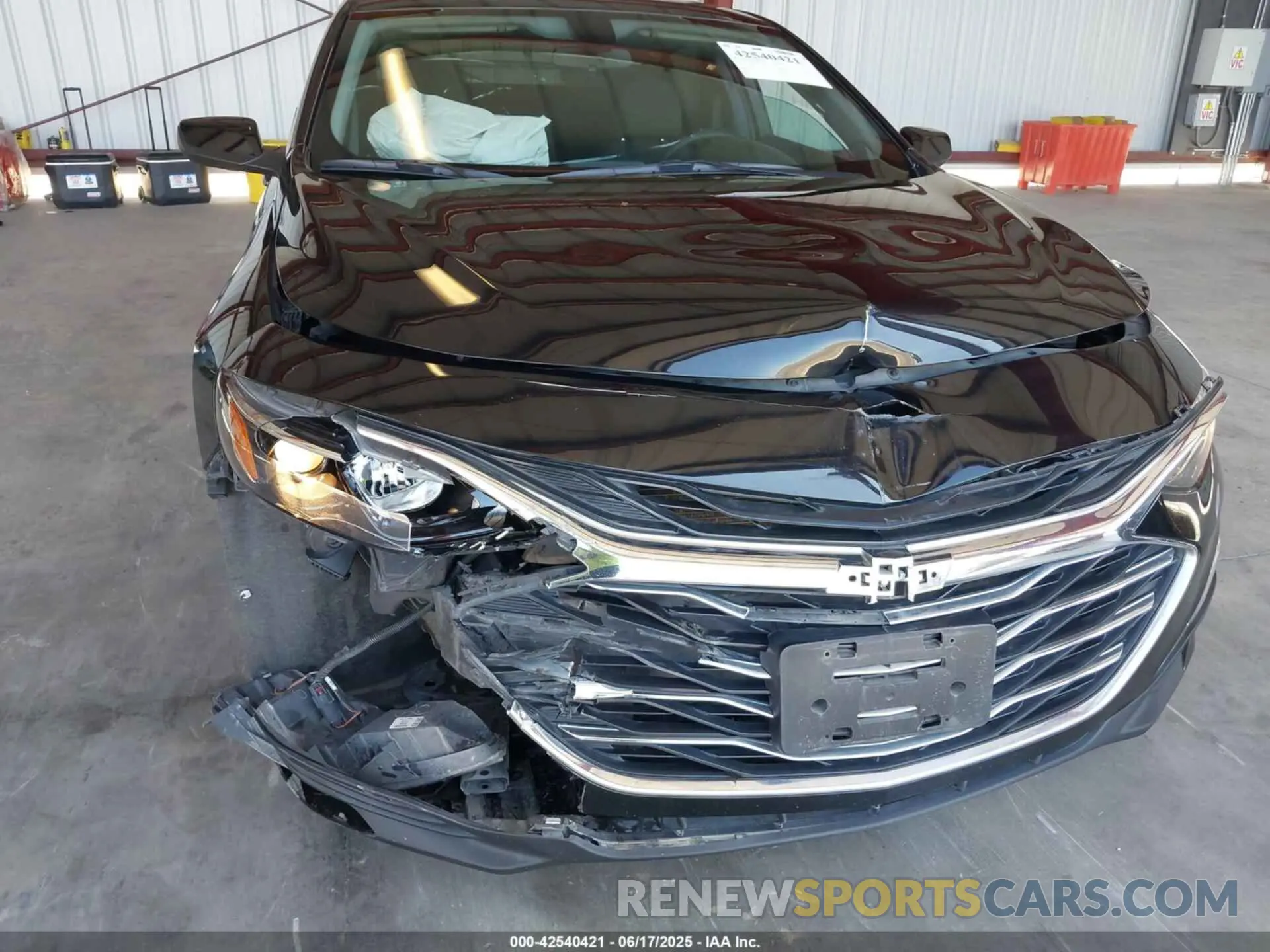 6 fotografías del automóvil dañado 1G1ZD5ST6NF133455 CHEVROLET MALIBU 2022