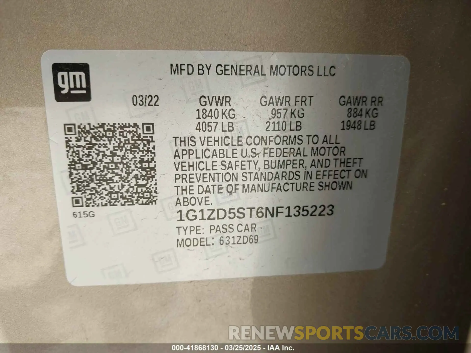 9 fotografías del automóvil dañado 1G1ZD5ST6NF135223 CHEVROLET MALIBU 2022