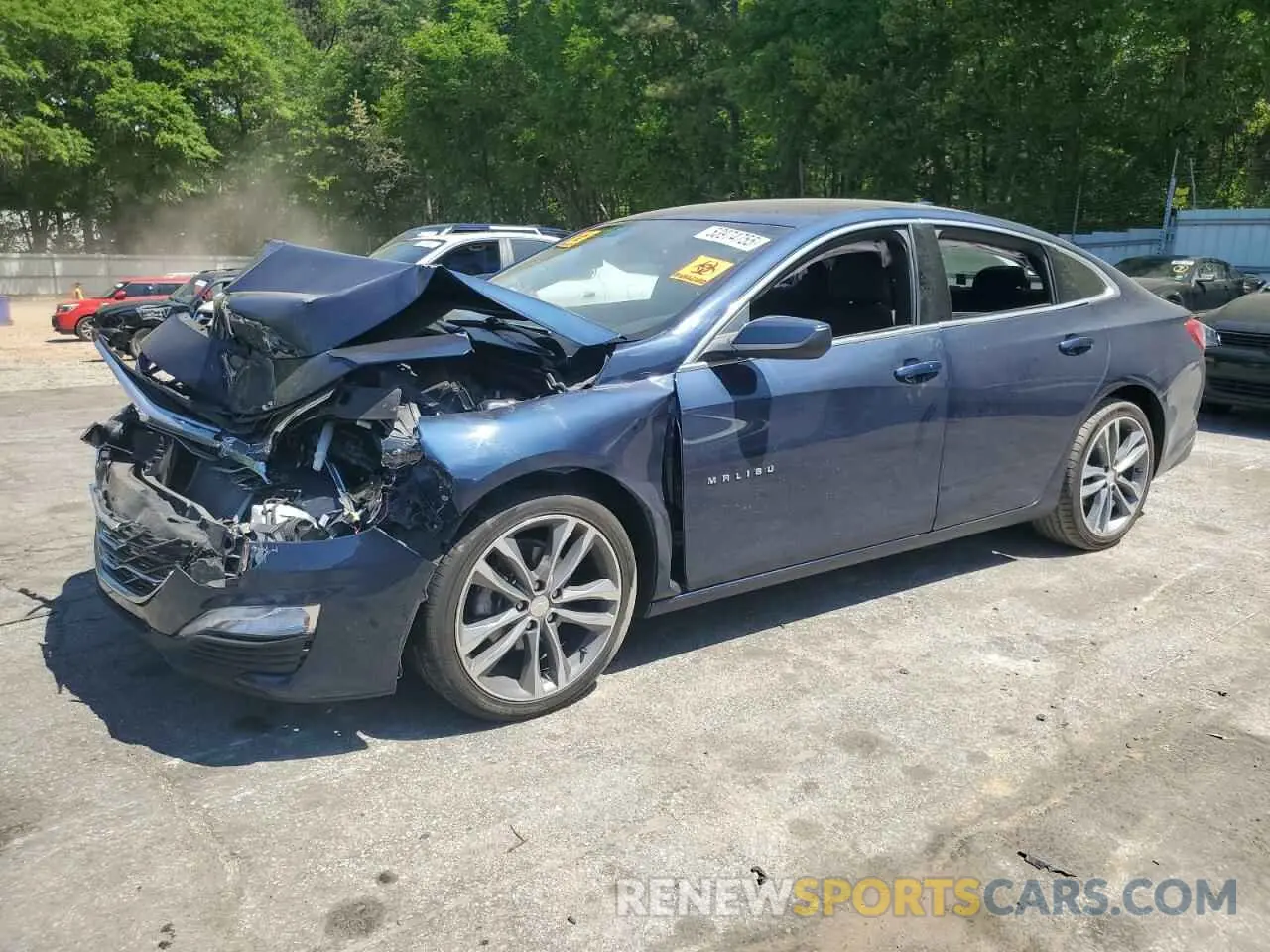 1 fotografías del automóvil dañado 1G1ZD5ST6NF138218 CHEVROLET MALIBU 2022