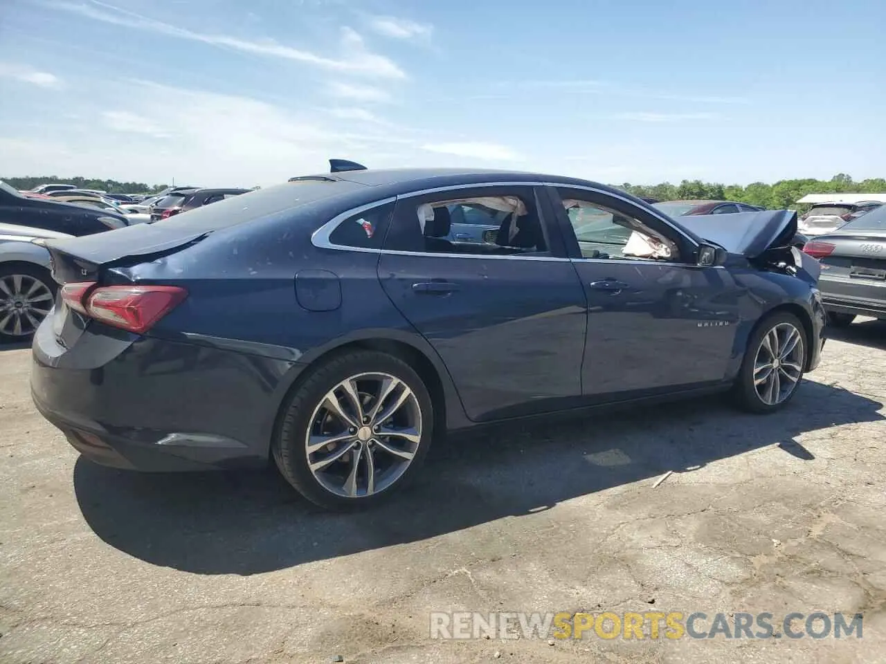 3 fotografías del automóvil dañado 1G1ZD5ST6NF138218 CHEVROLET MALIBU 2022