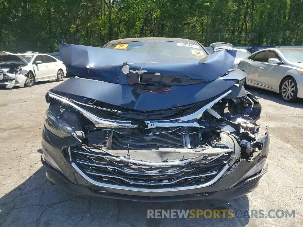 5 fotografías del automóvil dañado 1G1ZD5ST6NF138218 CHEVROLET MALIBU 2022