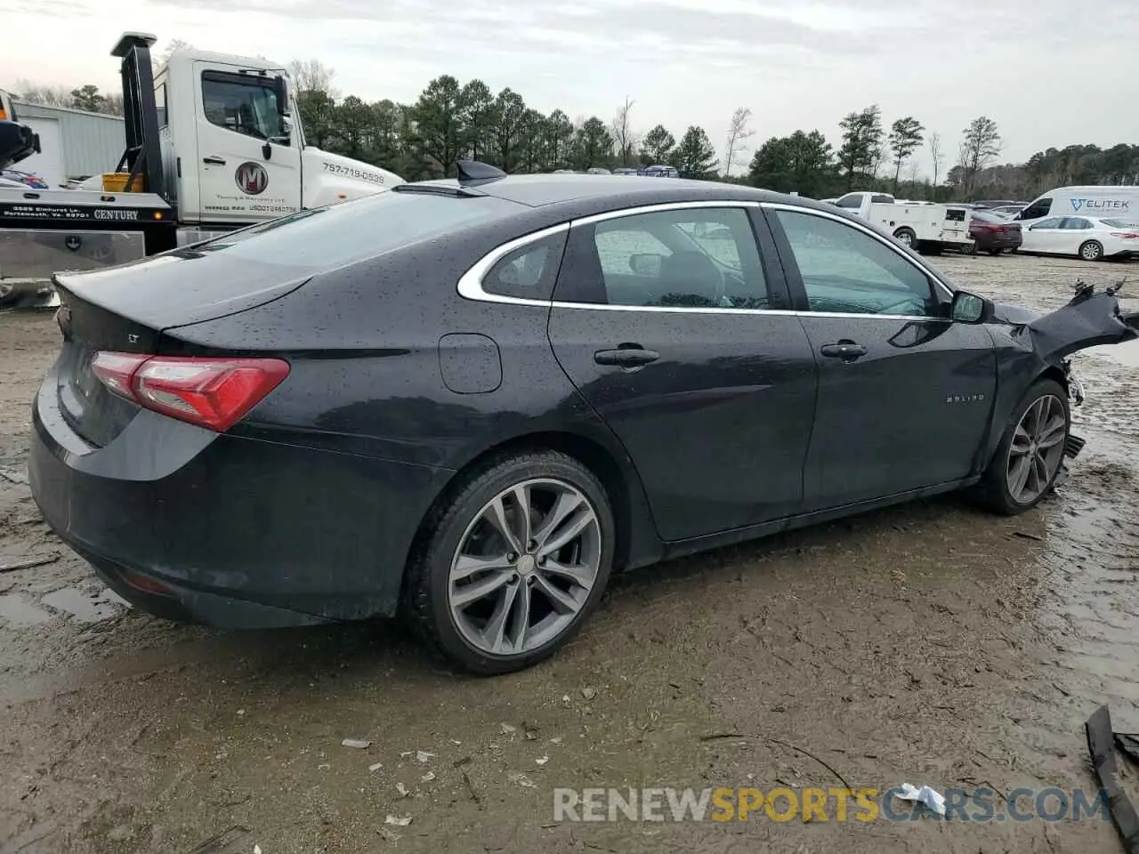3 fotografías del automóvil dañado 1G1ZD5ST6NF176175 CHEVROLET MALIBU 2022