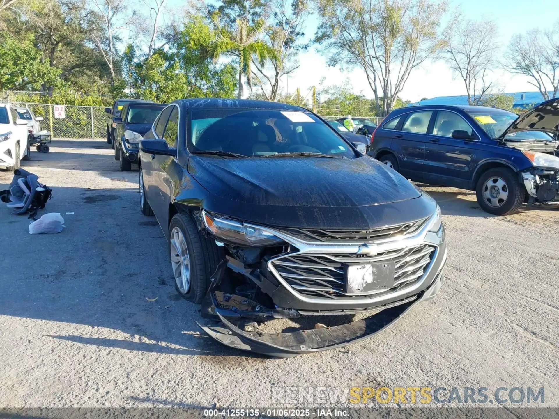6 fotografías del automóvil dañado 1G1ZD5ST6NF179934 CHEVROLET MALIBU 2022