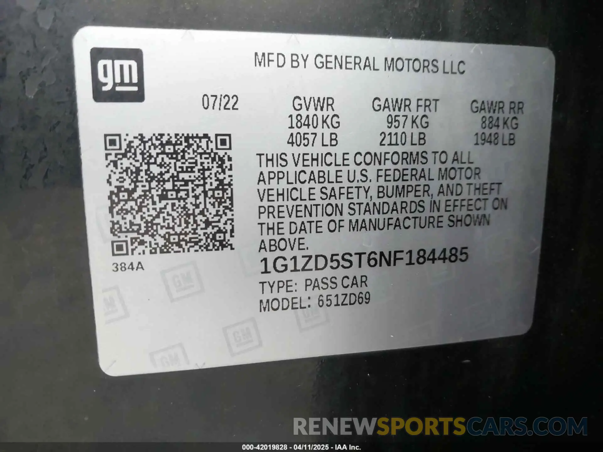 9 fotografías del automóvil dañado 1G1ZD5ST6NF184485 CHEVROLET MALIBU 2022