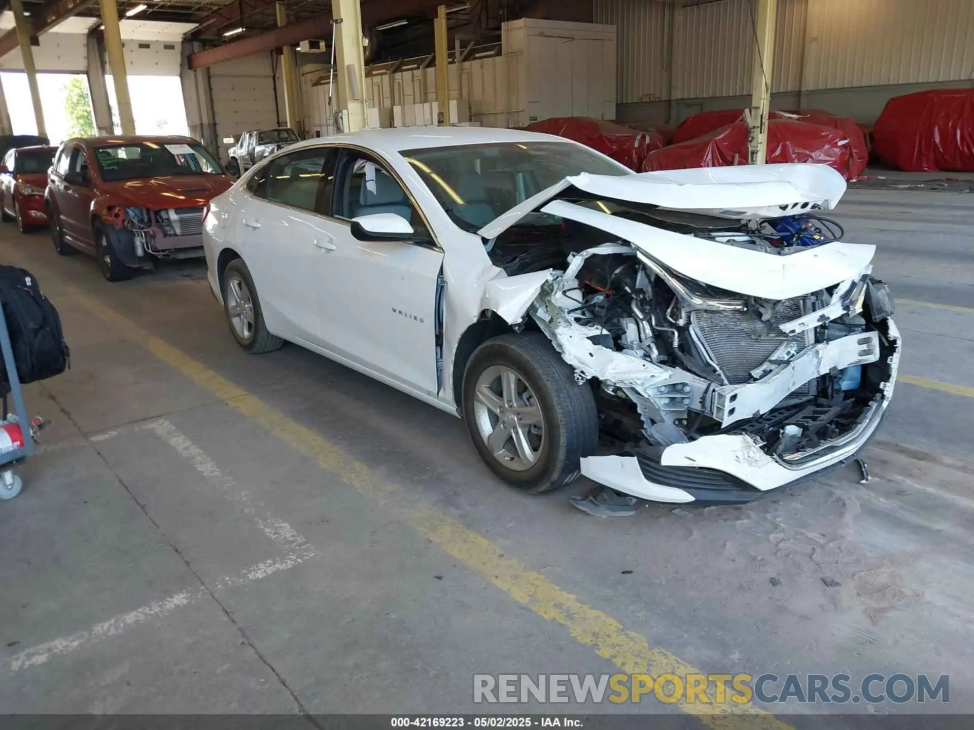 1 fotografías del automóvil dañado 1G1ZD5ST6NF195678 CHEVROLET MALIBU 2022