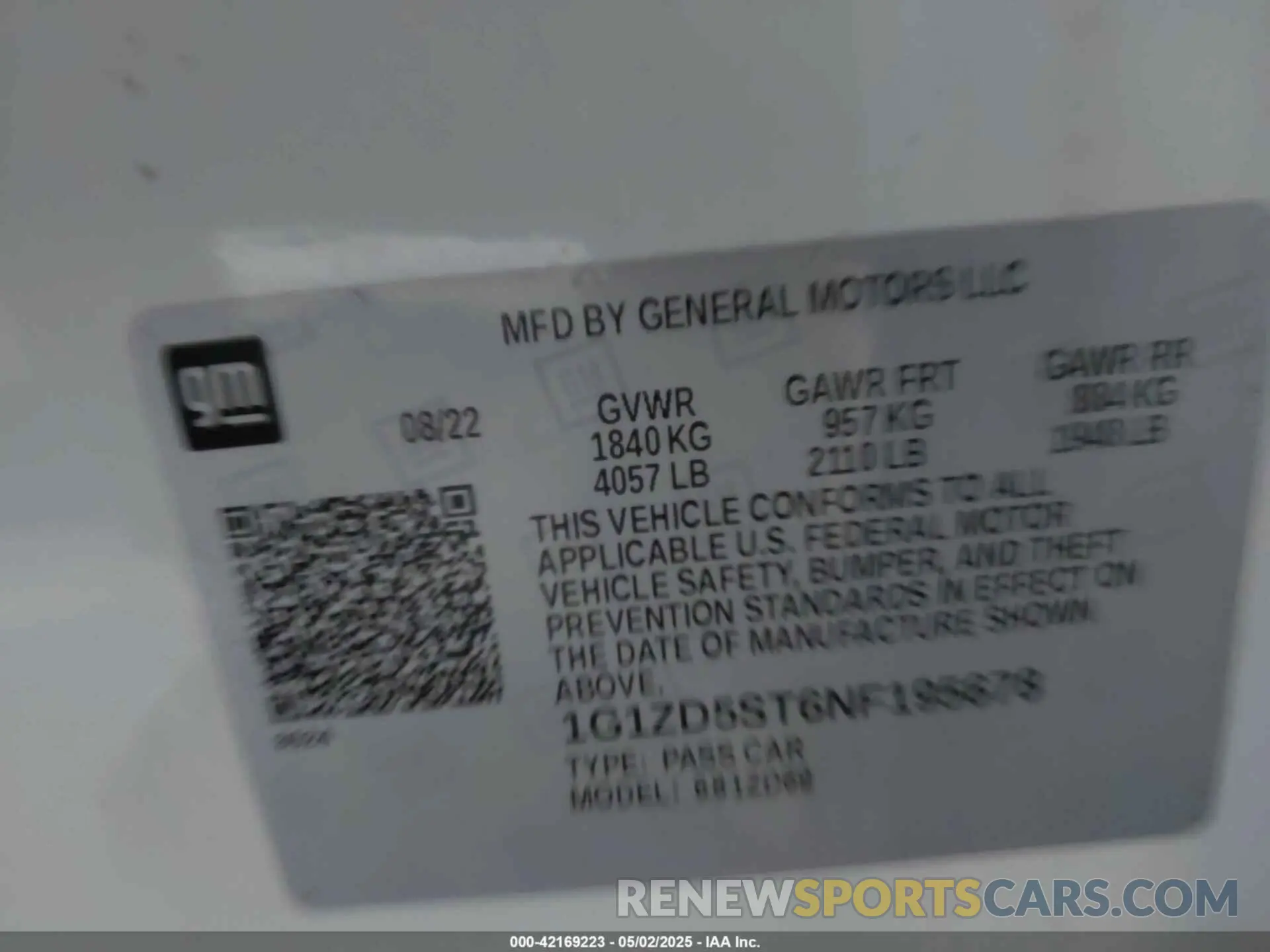 9 fotografías del automóvil dañado 1G1ZD5ST6NF195678 CHEVROLET MALIBU 2022