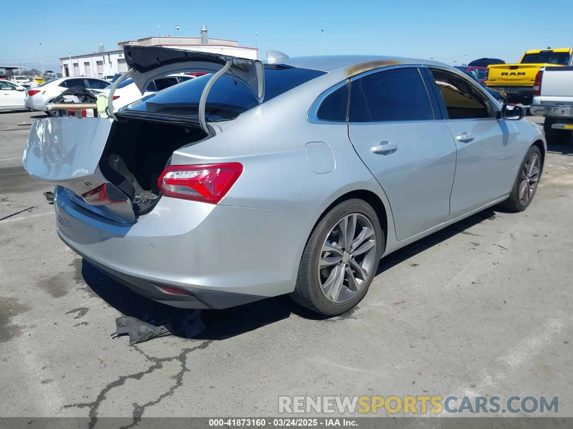 4 fotografías del automóvil dañado 1G1ZD5ST7NF107625 CHEVROLET MALIBU 2022