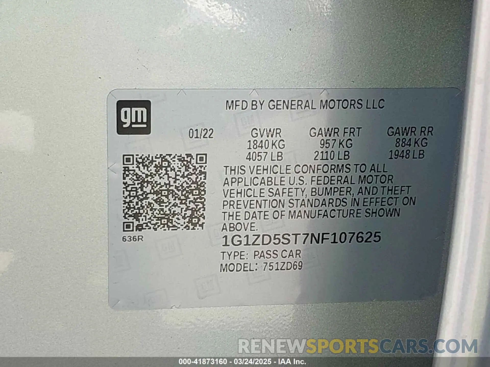 9 fotografías del automóvil dañado 1G1ZD5ST7NF107625 CHEVROLET MALIBU 2022